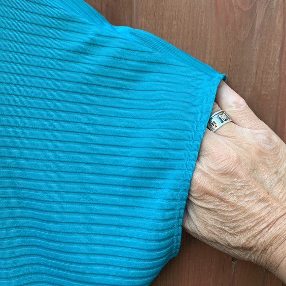 Coldwater Creek Women's Striped Cap Sleeve Top Size Small - Picture 8 of 8